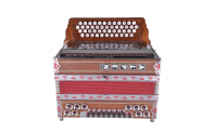 Alpen Harmonika Modell Classic Nuss-Rot 